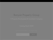 Tablet Screenshot of banyanpropertygroup.com